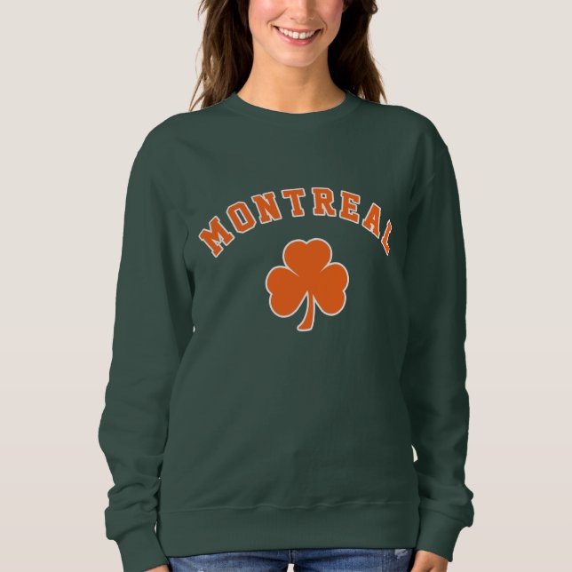Sweatshirt Montréal irlandais (Devant)