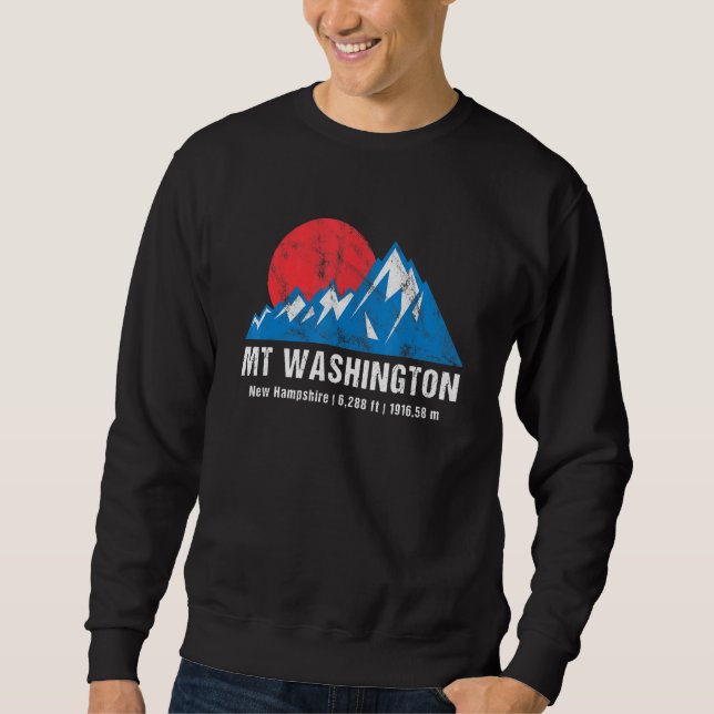 Sweatshirt Monts Retro Mount Washington (Devant)