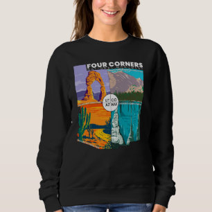 Sweatshirt Monument national des quatre coins avec parcs nati
