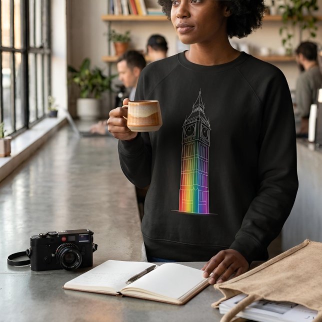 Sweatshirt Monuments en lumière | Big Ben (Lifestyle Shot)