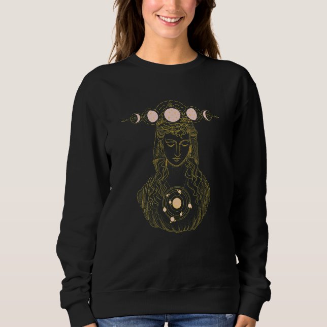 Sweatshirt Moon Goddess Energy (Devant)