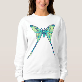 Sweatshirt Moon Moth Magic - Papillon Lover Art