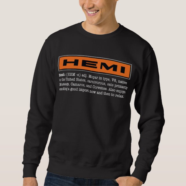 Sweatshirt Mopar - Hemi (Devant)