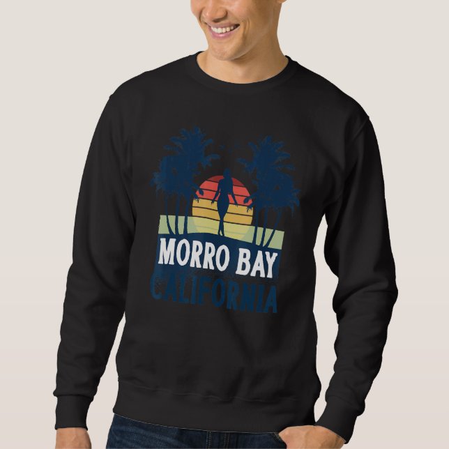 Sweatshirt Morro Bay California Beach Vacances d'été (Devant)
