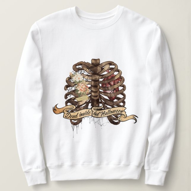 Sweatshirt Mort à l'intérieur mais Halloween (Design devant)