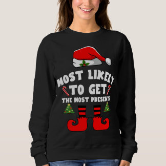 Sweatshirt Most likely to get the most presents