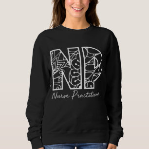 Sweatshirt Mot Np Infirmière Praticien Hommes Femmes Infirmiè