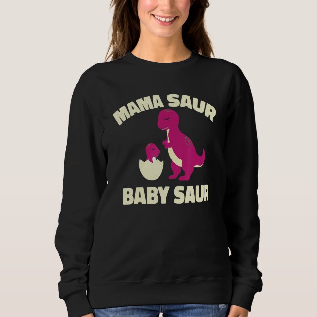 Sweatshirt Mother Dino Mom Mommy - Mother's Day Mama Saur Bab (Devant)