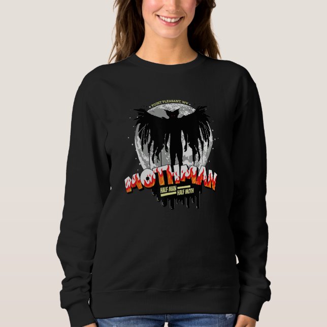 Sweatshirt Mothman Crédible Être Mystérieux Graphique Effraya (Devant)