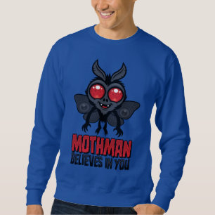 Sweatshirt Mothman Motivant Croit En Vous