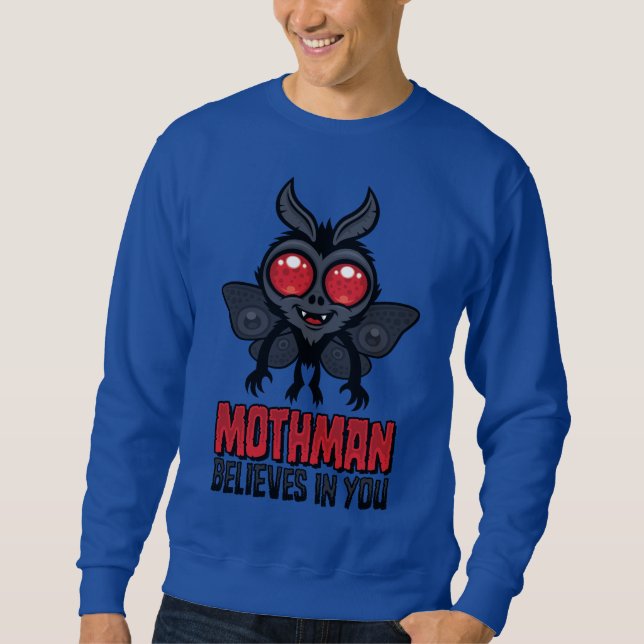 Sweatshirt Mothman Motivant Croit En Vous (Devant)