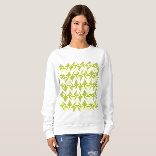 Sweatshirt Motif Cactus (Devant entier)