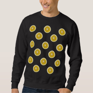 Sweatshirt Motif de fruits citrons