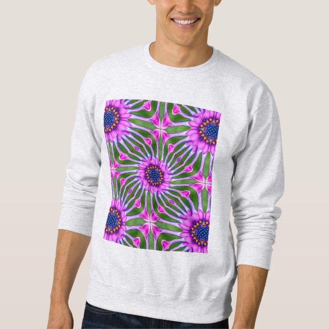 Sweatshirt Motif de marguerite esthétique (Devant)