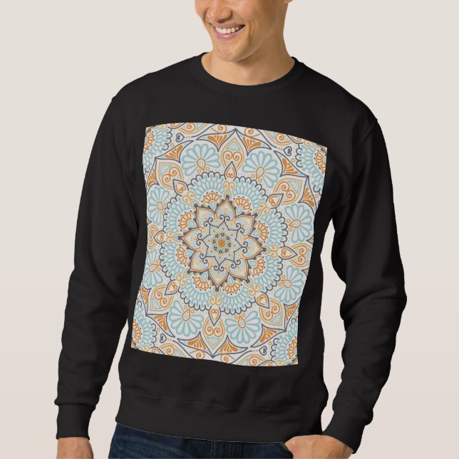 Sweatshirt Motif en carrelage sans couture : décoratif, desig (Devant)