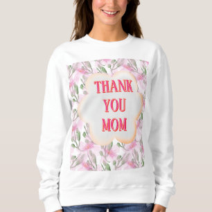 Sweatshirt Motif floral personnalisé et aquarelle sur mesure