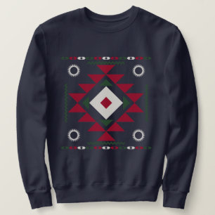 Sweatshirt Motif indigène de Père Noël