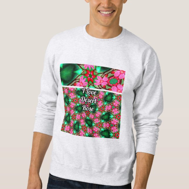 Sweatshirt Motif Rose du désert (Devant)