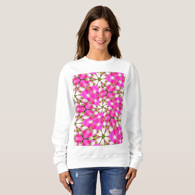 Sweatshirt Motif rose Lily (Devant entier)