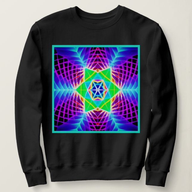 Sweatshirt Motif vif coloré (Design devant)