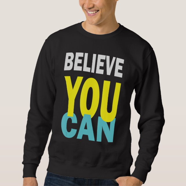 Sweatshirt Motivation des paroles 12 (Devant)