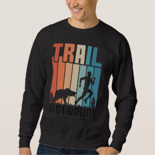 Sweatshirt Motivation du sentier Femmes faisant du sport spor