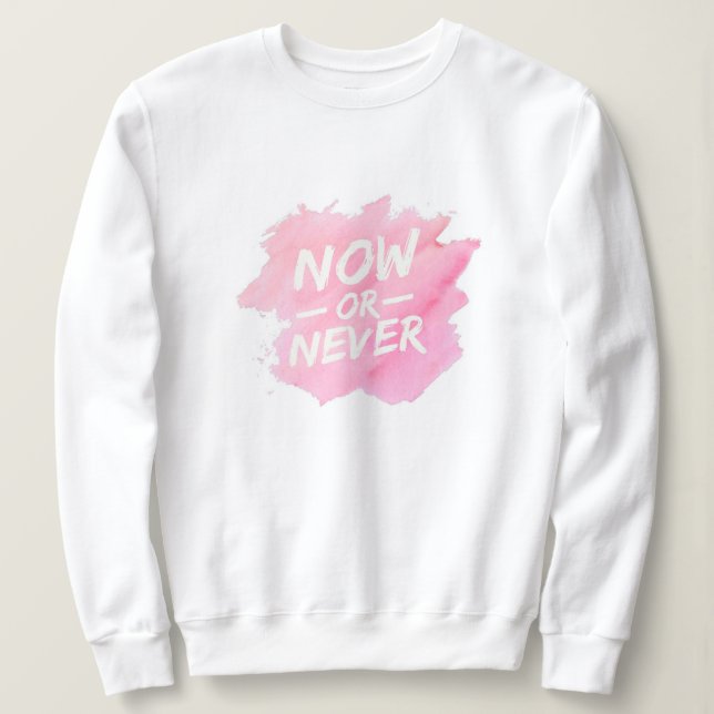 Sweatshirt Motivation moderne élégante Meilleur Message popul (Design devant)