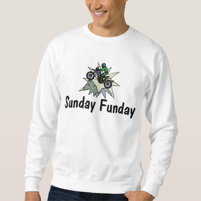 Sweatshirt Moto de dimanche Funday (Devant)