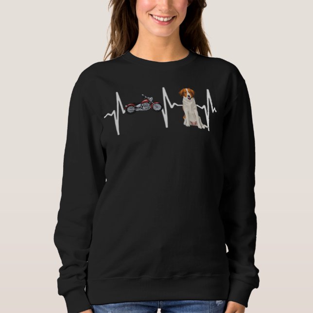 Sweatshirt Moto Nederlandse Kooikerhondje Chien à battement d (Devant)