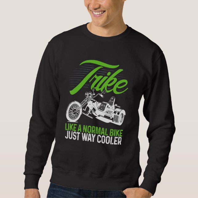 Sweatshirt Moto Vélo Trier Comme Un Vélo Normal Juste À Côté (Devant)