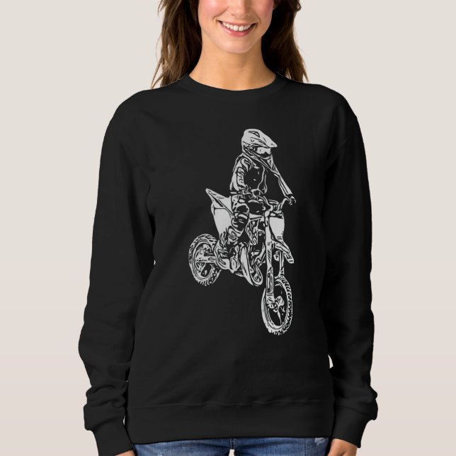 Sweatshirt Motocross Dirt Bike (Devant)