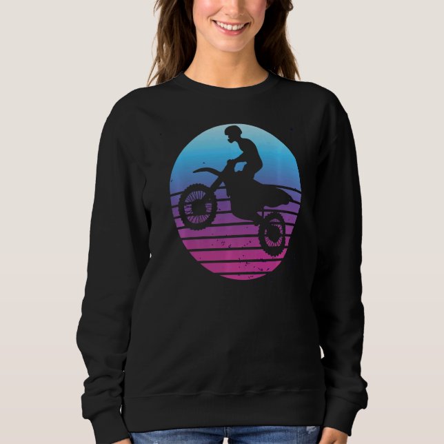 Sweatshirt Motocross Motorcycle Rider 1 (Devant)
