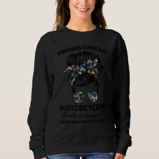 Sweatshirt Motocyclette De Fin De Semaine Sans Chance De Ho