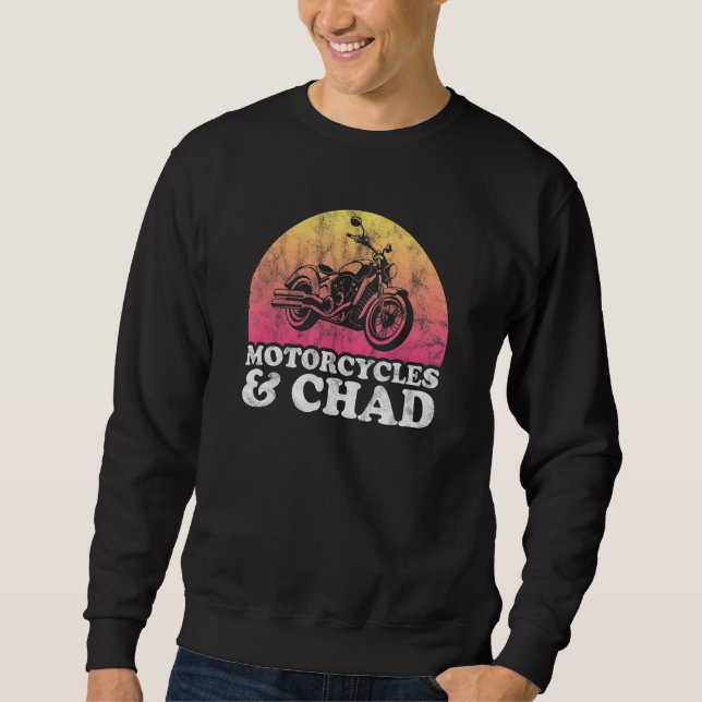 Sweatshirt Motocyclettes et Tchad (Devant)