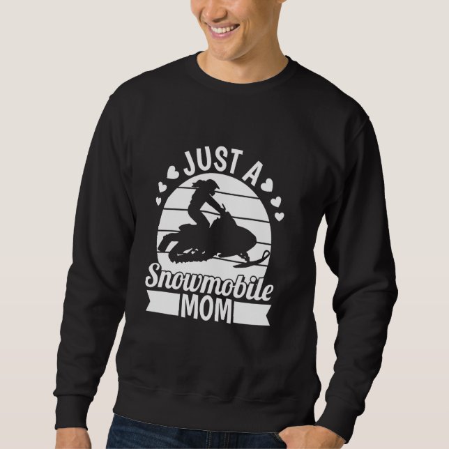 Sweatshirt Motoneige - Motoneige Juste Une Neige (Devant)