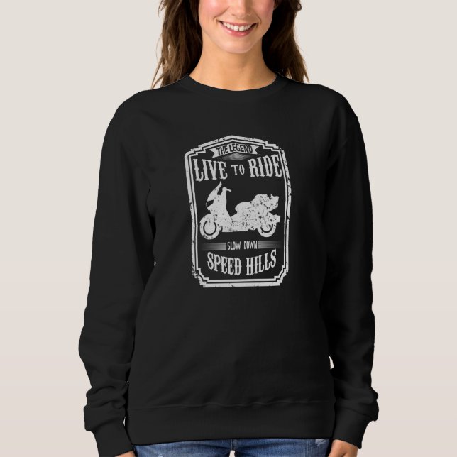 Sweatshirt Motorcycle Motorcycle Moped Scooter Racing Pul (Devant)