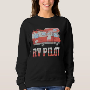 Sweatshirt Motorhome Camping Retro Caravan Rv Trailer Rv Pilo