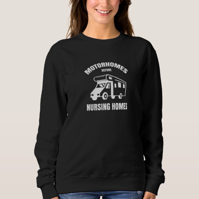 Sweatshirt Motorhomes avant les maisons de soins infirmiers R (Devant)