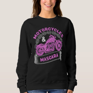 Sweatshirt Motos & Mascara - Biker Girl
