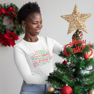 Sweatshirt Mots de Noël