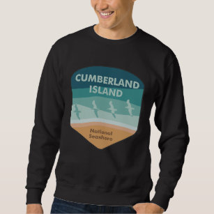 Sweatshirt Mouettes du littoral national de l'île Cumberland