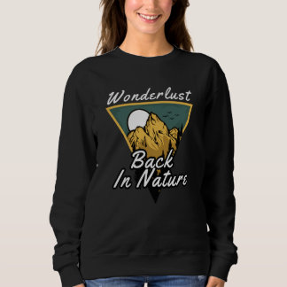 Sweatshirt Mountain and Forest Scene  35