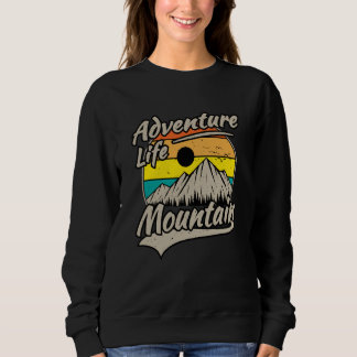 Sweatshirt Mountain and Forest Scene Silhouette  60