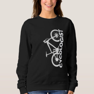 Sweatshirt Mountain Biking Cycologist Vertical Graphic