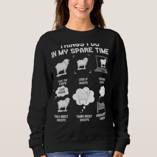 Sweatshirt Moutons Ce Que Je Fais Dans Mes Moutons D'Agricult