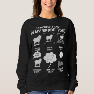 Sweatshirt Moutons Ce Que Je Fais Dans Mes Moutons D'Agricult