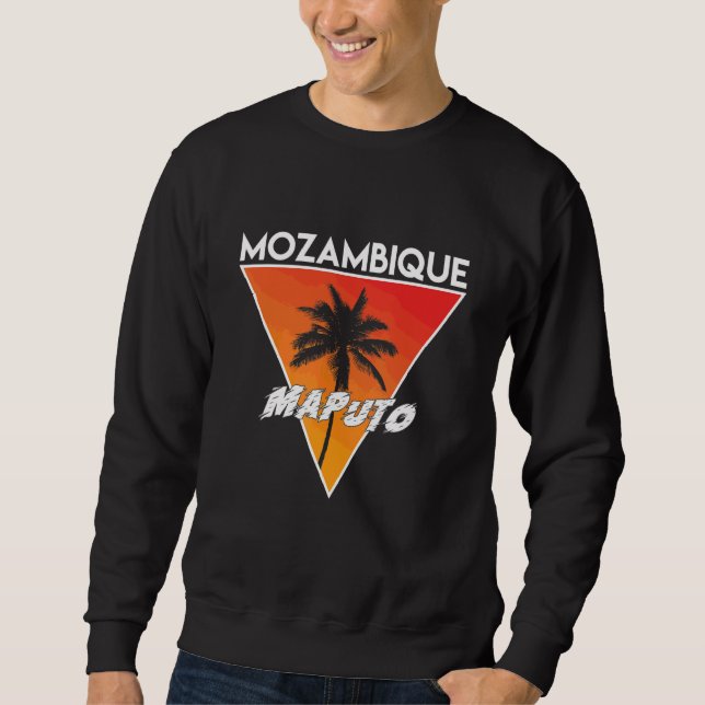 Sweatshirt Mozambique aux couleurs ensoleillées (Devant)