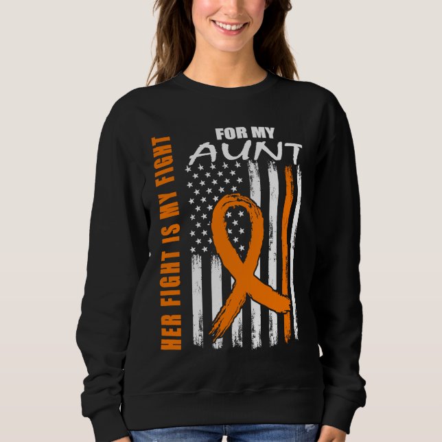 Sweatshirt MS Family Fight Aunt Multiple Sclerosis American F (Devant)