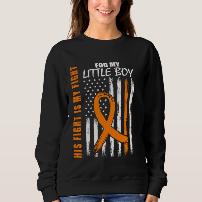 Sweatshirt MS Son combat est mon combat Sclérose en plaques F (Devant)