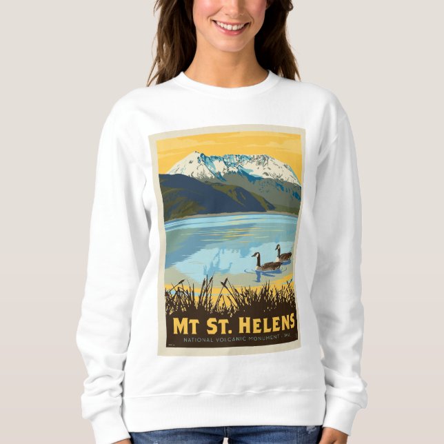 Sweatshirt Mt St. Helens | Washington (Devant)